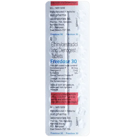 freedase 30 tablet 21's